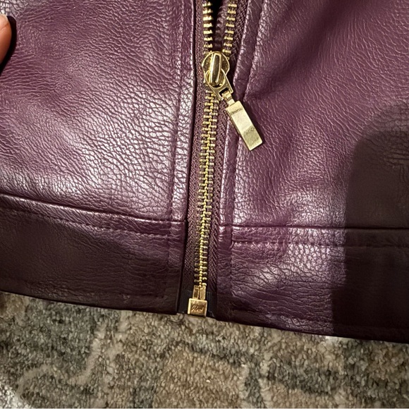 Chicos Women's Moto Leather Jacket - Picture 8 of 8